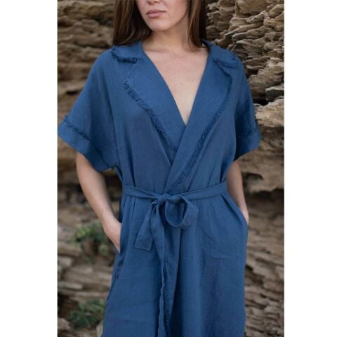 Jojo Mia April Kadın Sabahlık&Kimono Denim L-XL