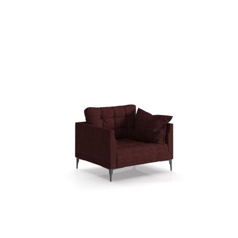 Babil Serdivan Tekli Koltuk Armoni 454 Bordo