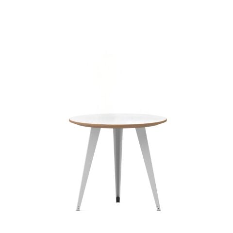 Ray Sehpa Beyaz Laminat Satin Epoksi Ayak