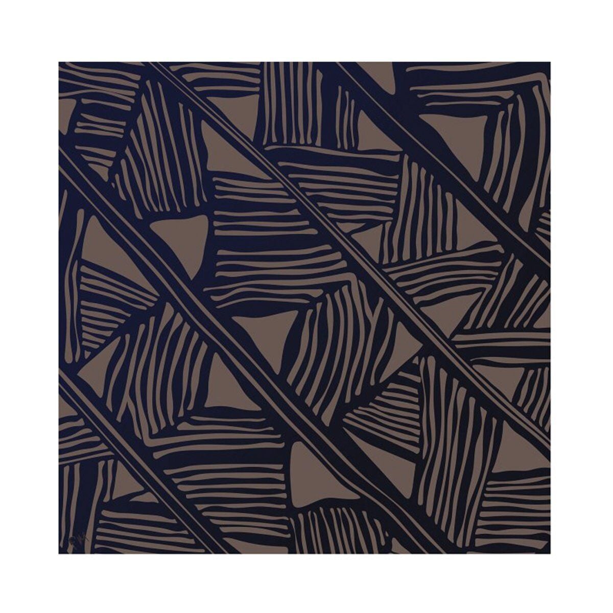 Sula Lacivert Eşarp 90 %100 İpek