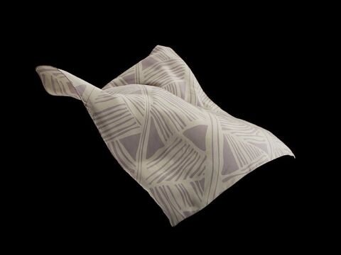 Sula Lacivert Eşarp 90 %100 İpek