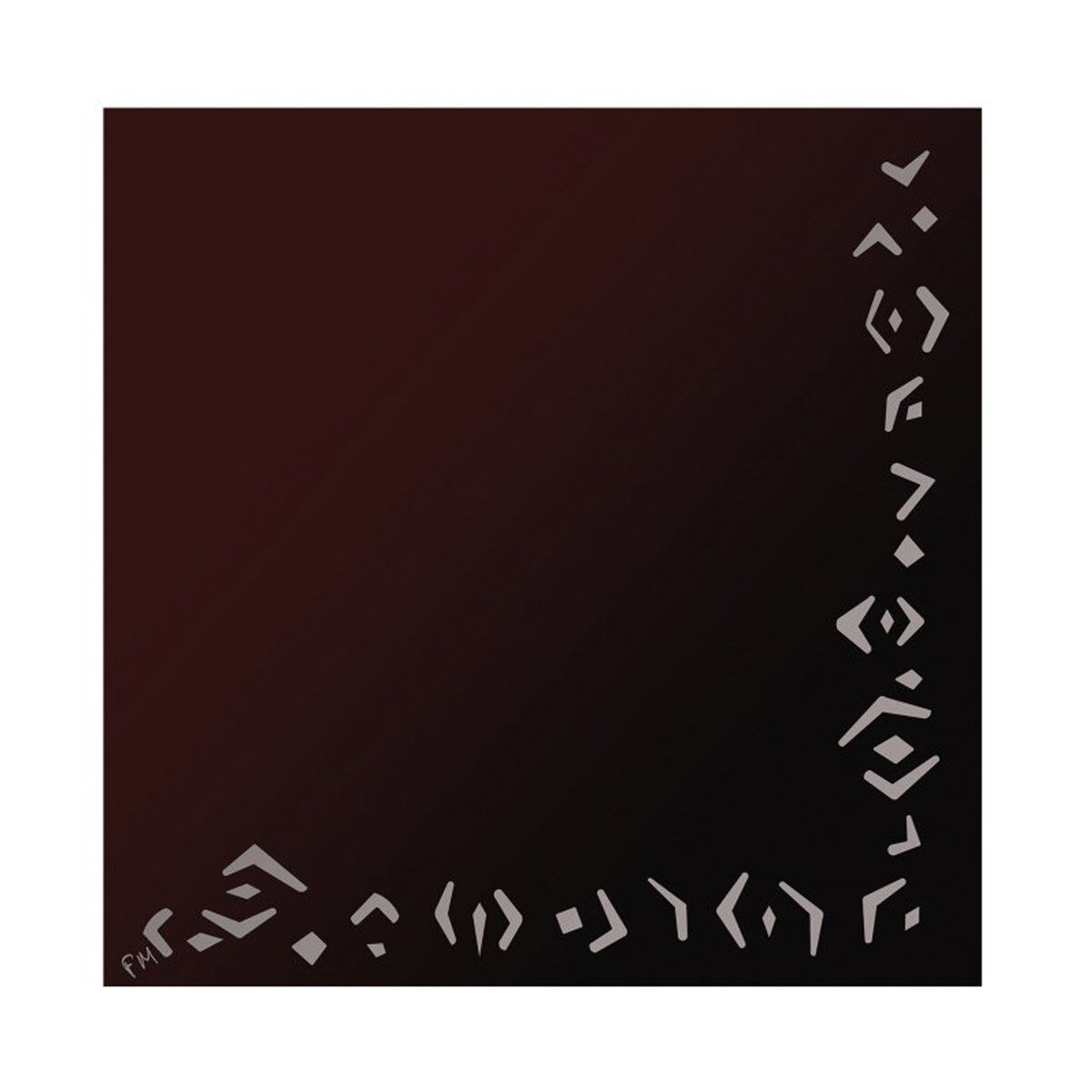 African Bordo Eşarp 90'' %100 İpek