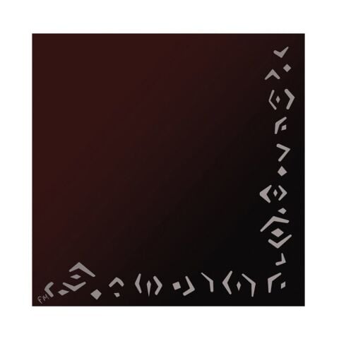 African Bordo Eşarp 90'' %100 İpek