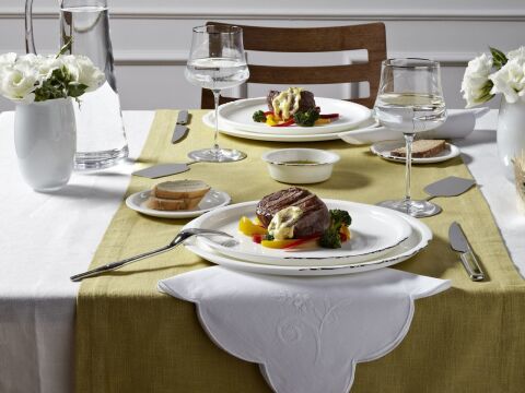 Eser-i İstanbul 12 Kişilik Yemek Takımı 120 Parça Altın