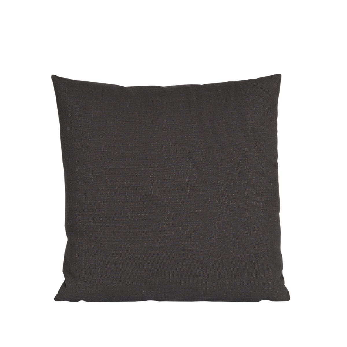 Yastık Gizli Dikişli 55x55 Koyu Gri