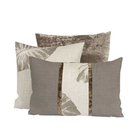 Yastık Gizli Dikişli 55x55 Koyu Kahve