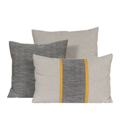 Yastık Gizli Dikişli 55x55 Koyu Kahve