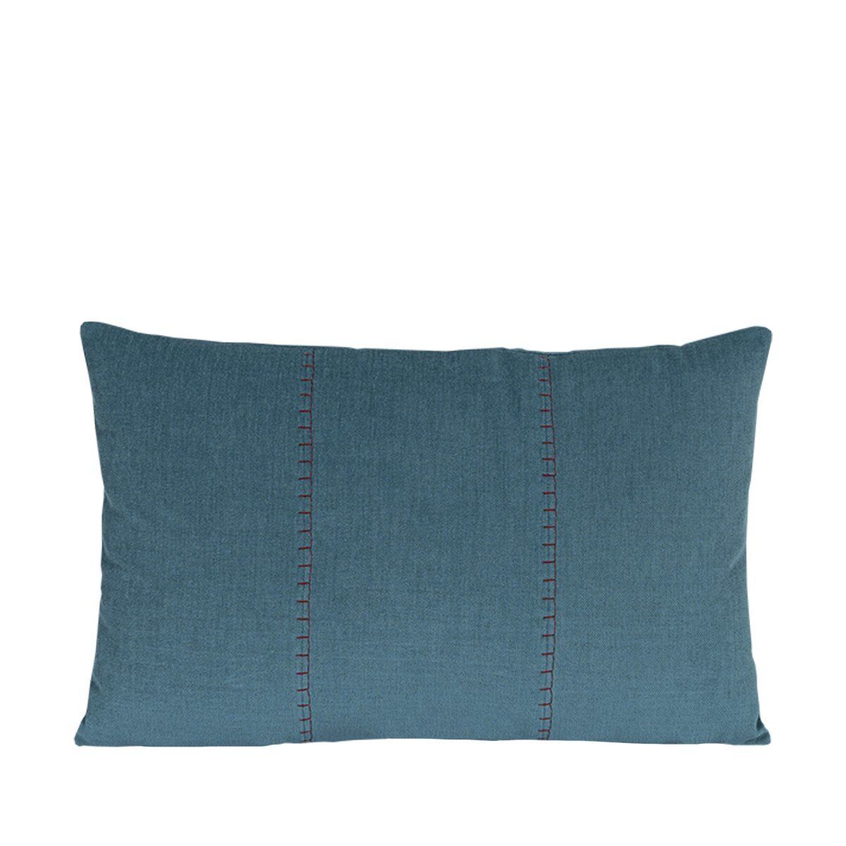 Yastık Süs Dikişli 55x35 Yeşil