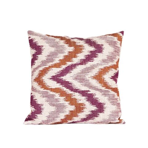 Yastık Gizli Dikişli 45x45 Mor Desenli