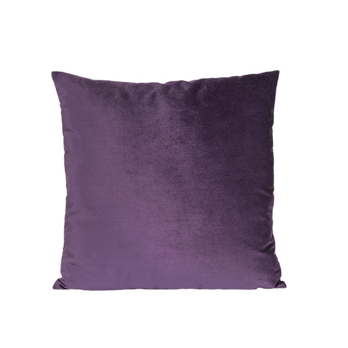 Yastık Gizli Dikişli 55x55 Koyu Mor