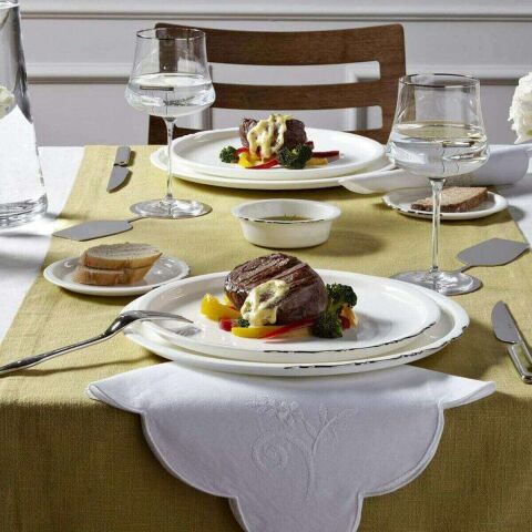 Eser-i İstanbul 12 Kişilik Yemek Takımı 120 Parça Platin