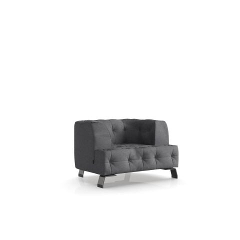 Madrigal Chester Tekli Koltuk Savana 19-9365 Koyu Antrasit