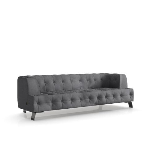 Madrigal Chester Üçlü Koltuk Savana 19-9365 Koyu Antrasit