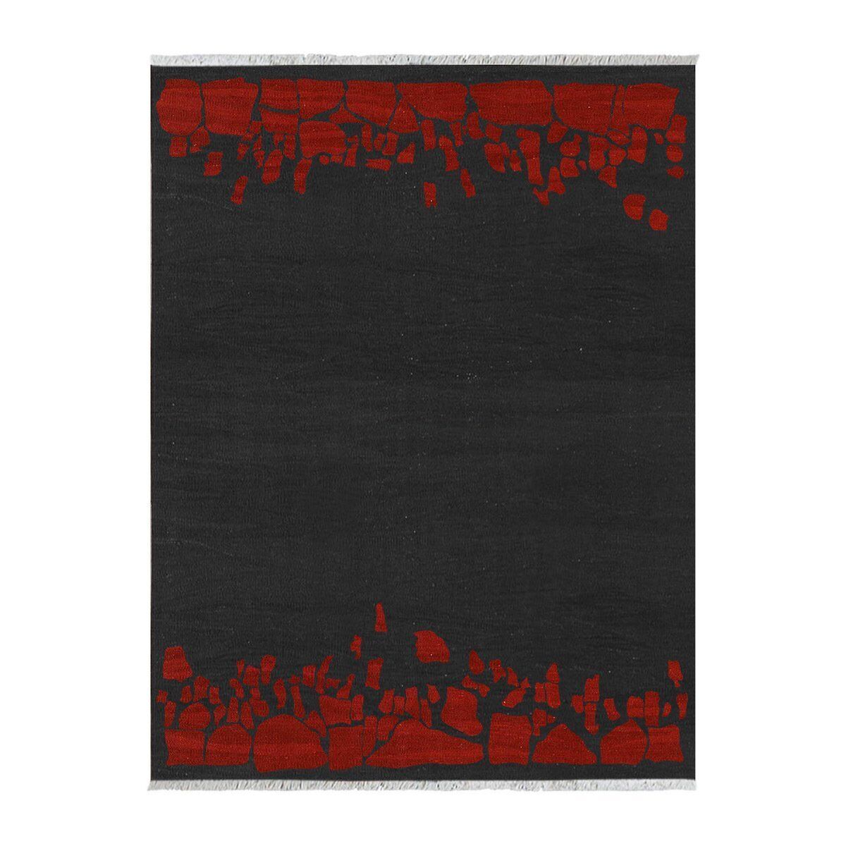 Yol2 Halı 180X240 Antrasit- Kırmızı