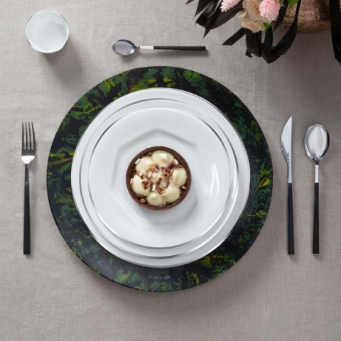 Mislina 12 Kişilik Yemek Takımı 55 Parça Platin