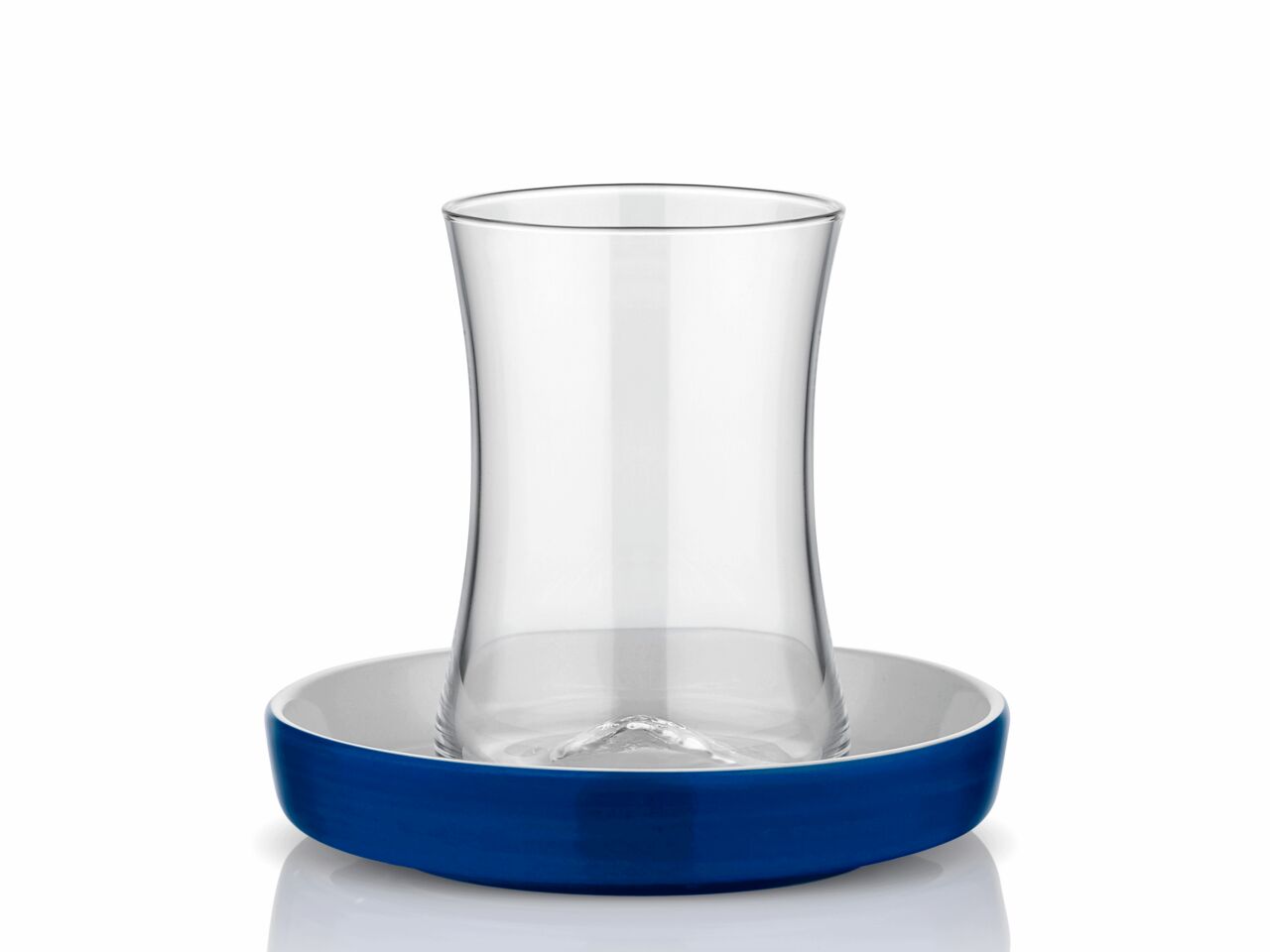 İstanbul Kahvaltı Çay Bardağı Seti 6'lı Kobalt