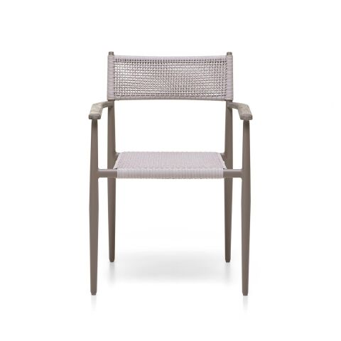 WO Knot Kolçaklı Bahçe Sandalye Taupe