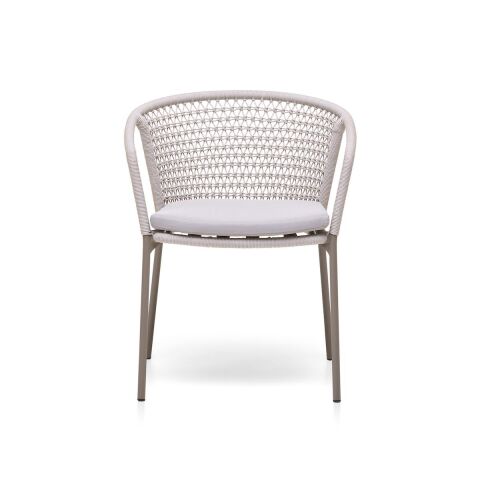 WO Hug Kolçaklı Sandalye Taupe