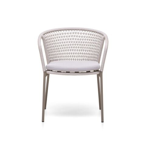 WO Hug Kolçaklı Sandalye Taupe