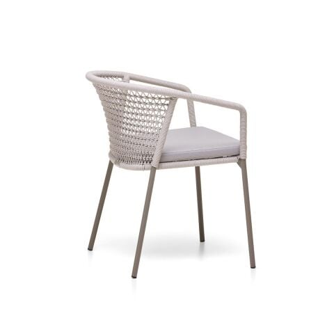 WO Hug Kolçaklı Sandalye Taupe