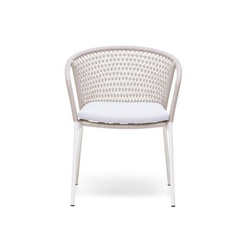 WO Hug Kolçaklı Sandalye Beyaz