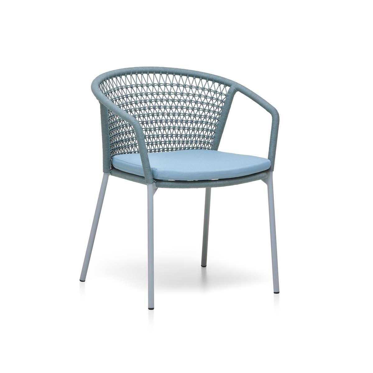 WO Hug Kolçaklı Sandalye Açık Gri