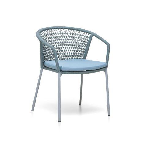 WO Hug Kolçaklı Sandalye Açık Gri