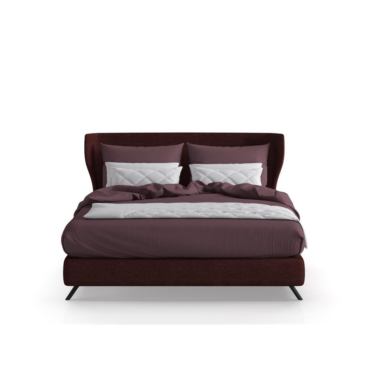 Amos 160 Yatak Armoni 454 Bordo