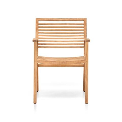 WO Hybrid Kolçaklı Sandalye Teak