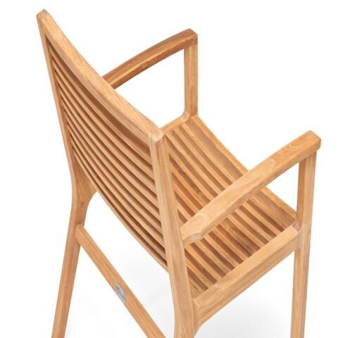 WO Hybrid Kolçaklı Sandalye Teak