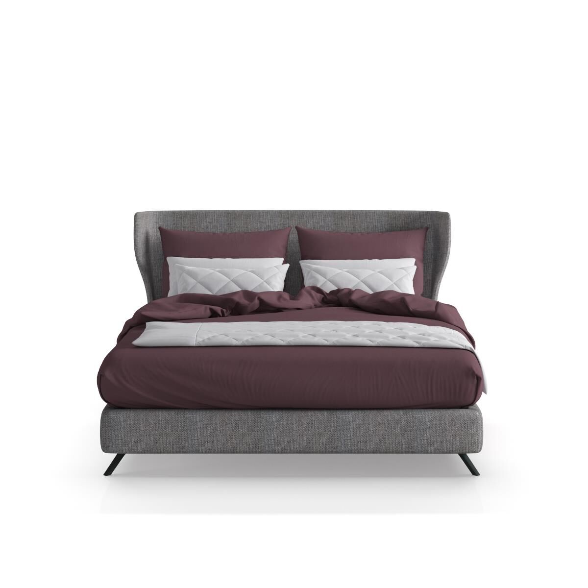 Amos 160 Yatak Armoni 411 Açık Gri