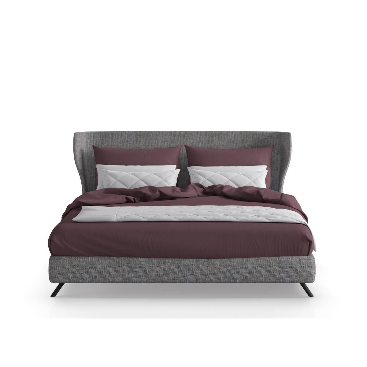 Amos 180 Yatak Armoni 411 Açık Gri