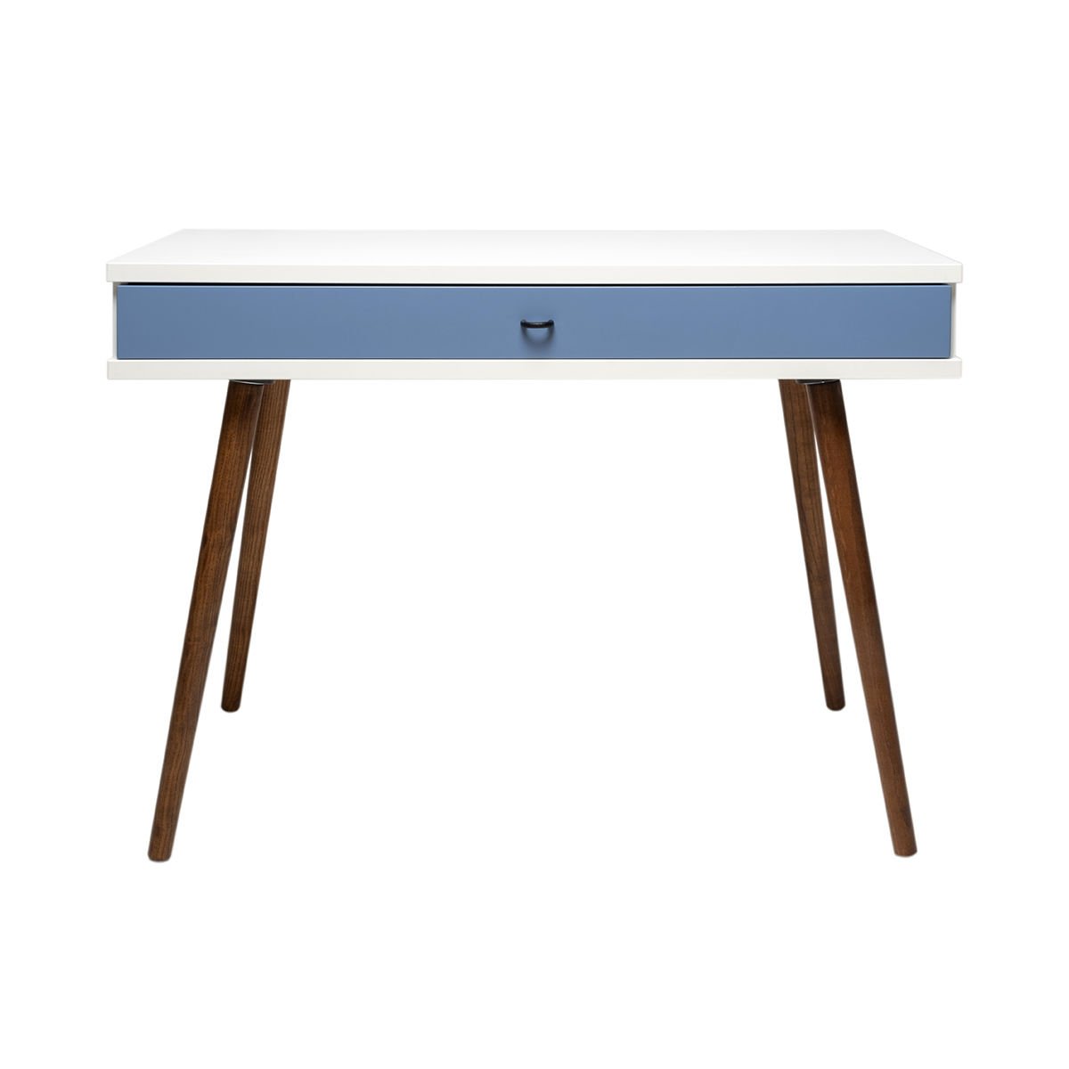 Sodade Dresuar 100X40 H77 cm Beyaz - Mavi