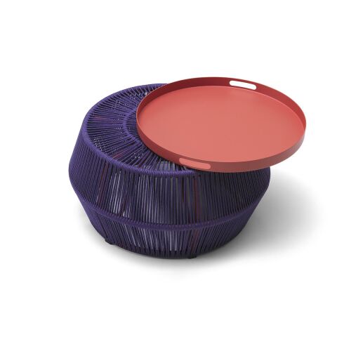 WO Cage Ø 59 Sehpa Mercan/Mor