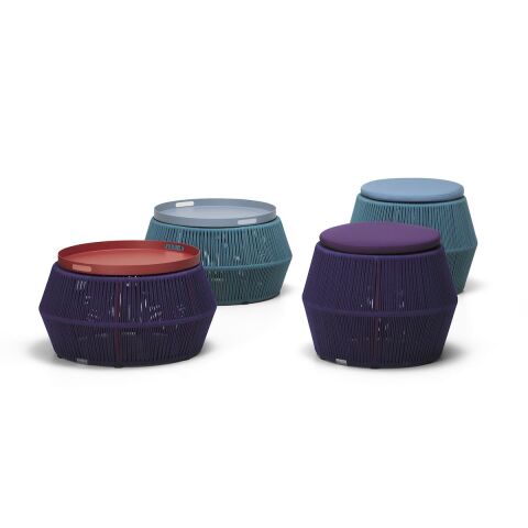 WO Cage Ø 59 Sehpa Mercan/Mor