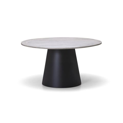 WO Rotunda Ø 140 Bahçe Masa-Mahagony/Ral 9017