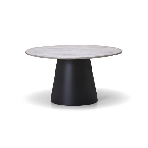 WO Rotunda Ø 140 Bahçe Masa-Mahagony/Ral 9017