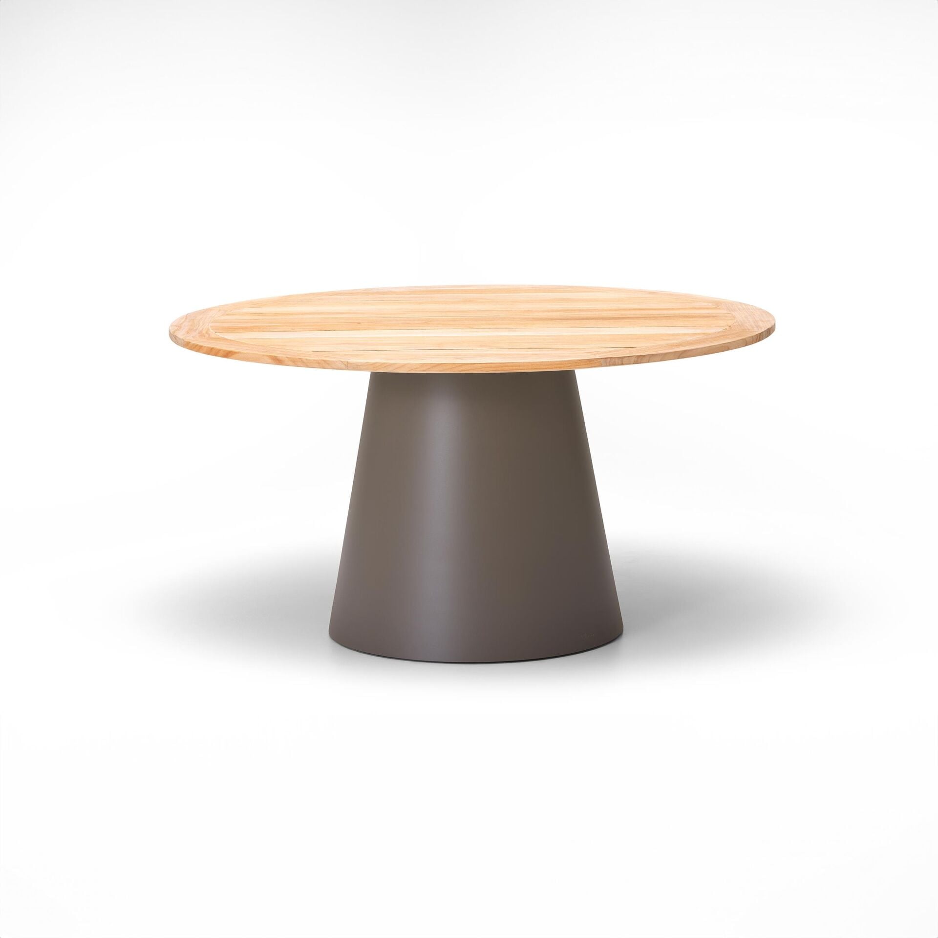 WO Rotunda Ø 140 Bahçe Masa Teak/Taupe
