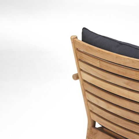 WO Relax Bahçe Koltuk Teak Parıa 090 Siyah Minder
