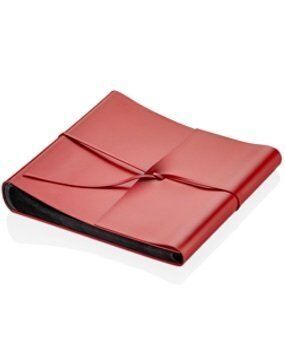 Pinetti Romano Deri Fotoğraf Albümü 33x33 Kırmızı