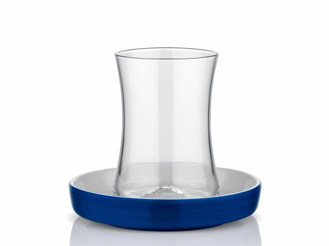 İstanbul Tiryaki Çay Bardağı Seti 6'lı Kobalt