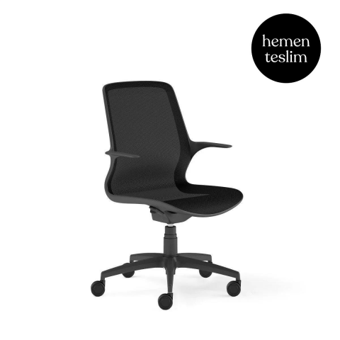 Allegro Çalışma Ofis Koltuğu Sandalyesi Siyah
