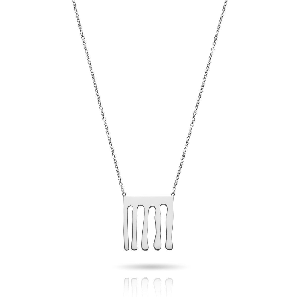 Nazarlık Gümüş Kolye 24 K Altın Kap. Silver