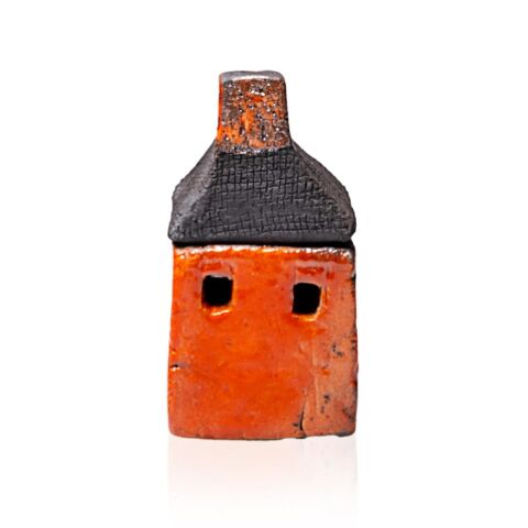 RAKU Seramik Ev 2K 3P Turuncu