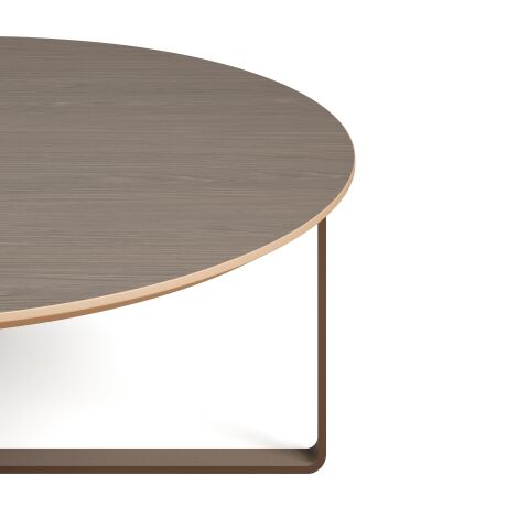 Cross Sehpa Rembrandt Laminat Tabla Metalik Kahve Ayak