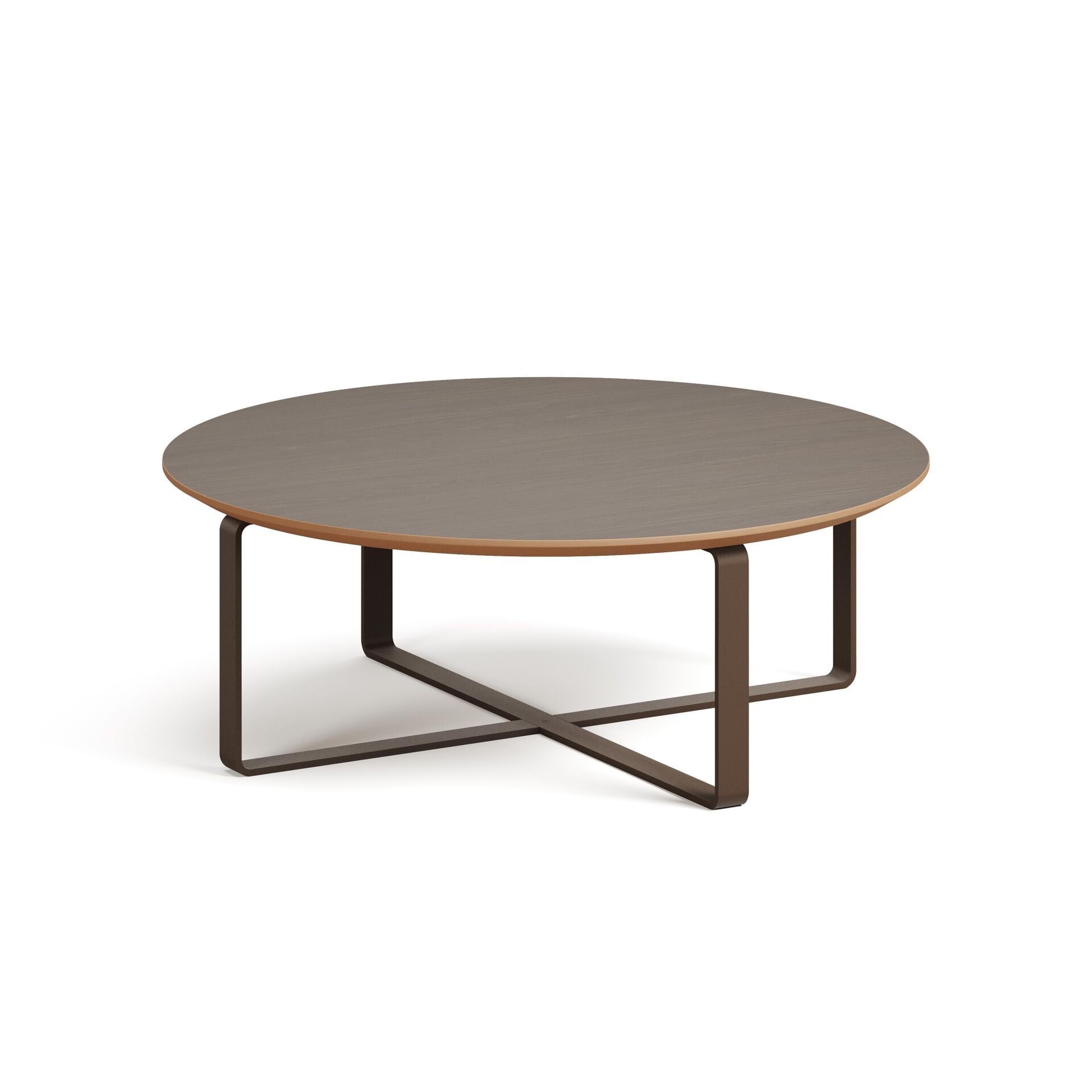 Cross Sehpa Rembrandt Laminat Tabla Metalik Kahve Ayak