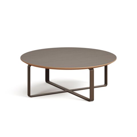 Cross Sehpa Rembrandt Laminat Tabla Metalik Kahve Ayak