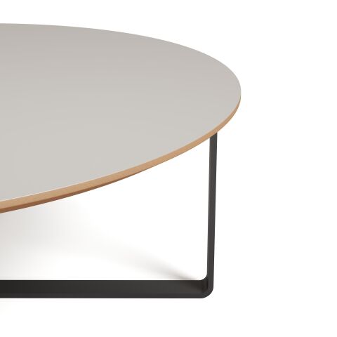 Cross Sehpa Luna Laminat Tabla Metalik Antrasit Ayak
