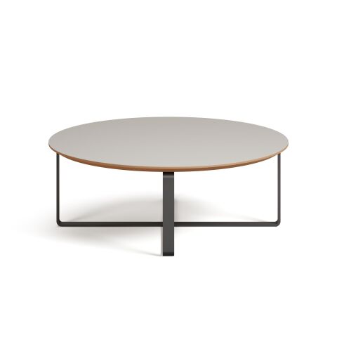Cross Sehpa Luna Laminat Tabla Metalik Antrasit Ayak