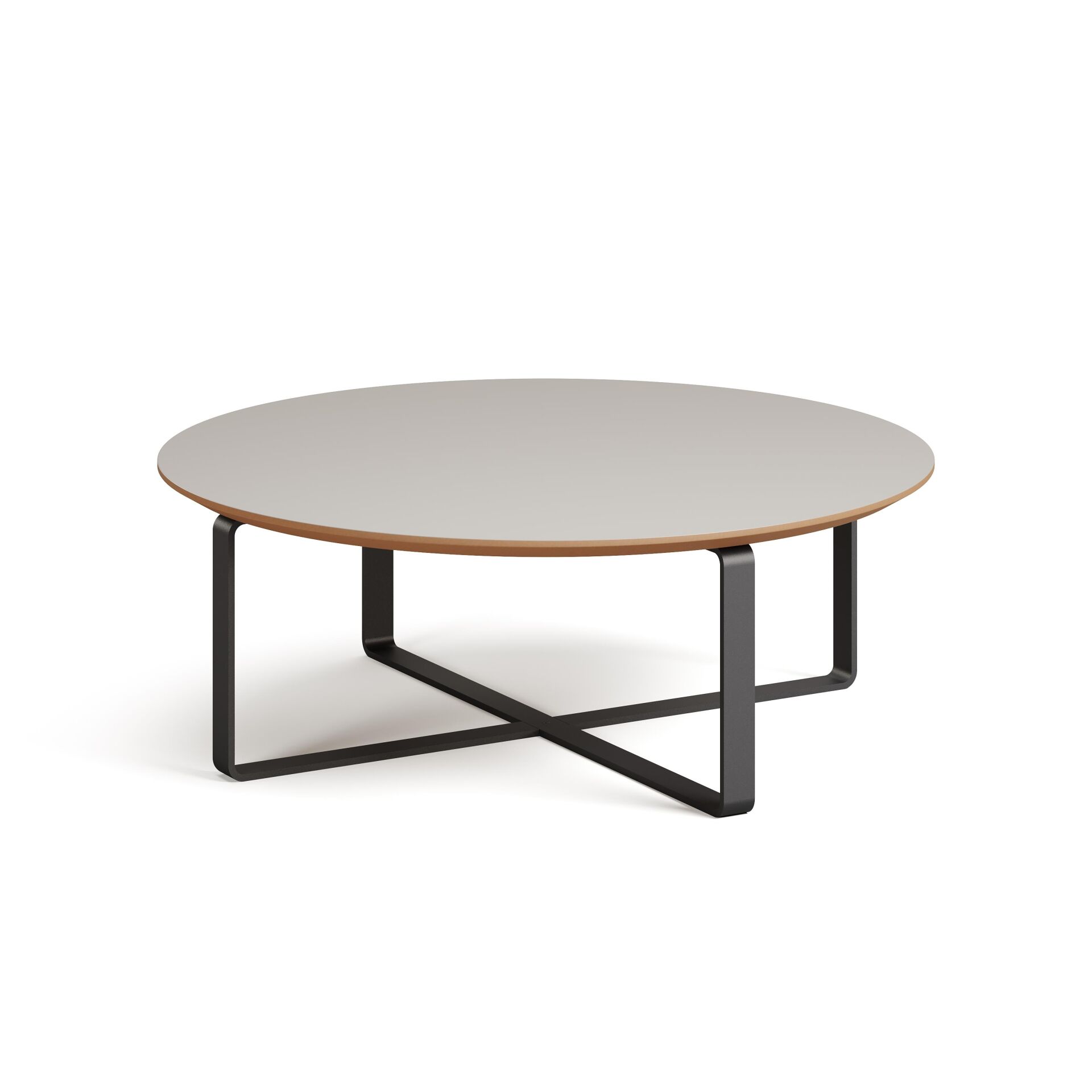 Cross Sehpa Luna Laminat Tabla Metalik Antrasit Ayak